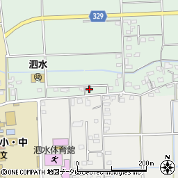 熊本県菊池市泗水町吉富1581周辺の地図