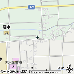 熊本県菊池市泗水町吉富1579周辺の地図