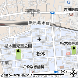 熊本県玉名市松木21周辺の地図