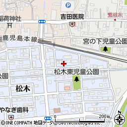 熊本県玉名市松木17-4周辺の地図