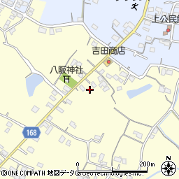 熊本県玉名市岱明町三崎232周辺の地図