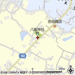 熊本県玉名市岱明町三崎415周辺の地図