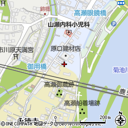 熊本県玉名市高瀬590-1周辺の地図