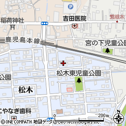 熊本県玉名市松木17-9周辺の地図