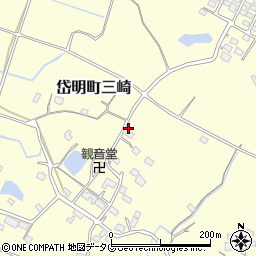 熊本県玉名市岱明町三崎575周辺の地図
