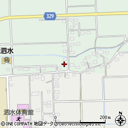 熊本県菊池市泗水町吉富1605周辺の地図