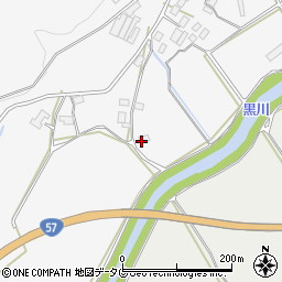 熊本県阿蘇市的石326-1周辺の地図