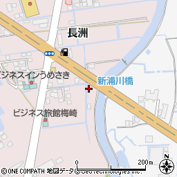 マイショップ長洲店周辺の地図