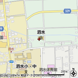 熊本県菊池市泗水町吉富1593周辺の地図