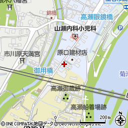 熊本県玉名市高瀬590周辺の地図