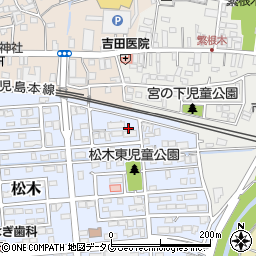 熊本県玉名市松木17-11周辺の地図