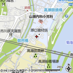 熊本県玉名市高瀬585-5周辺の地図