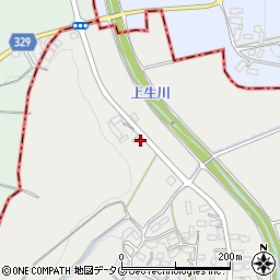 熊本県合志市上生750周辺の地図