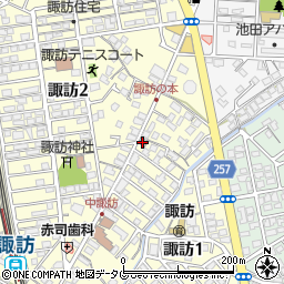 大村池田郵便局周辺の地図