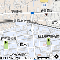 熊本県玉名市松木22周辺の地図