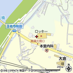 熊本県玉名市大倉1586周辺の地図
