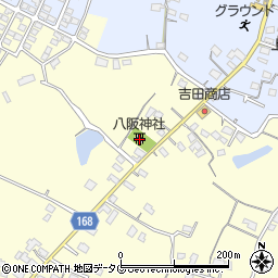 熊本県玉名市岱明町三崎416周辺の地図