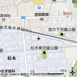 熊本県玉名市松木17周辺の地図