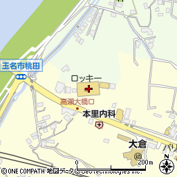 熊本県玉名市大倉1582周辺の地図