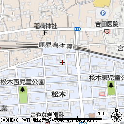 熊本県玉名市松木20-2周辺の地図