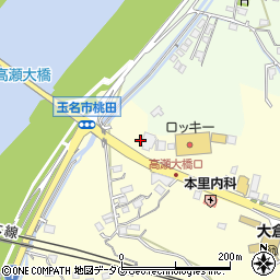 熊本県玉名市大倉1594周辺の地図