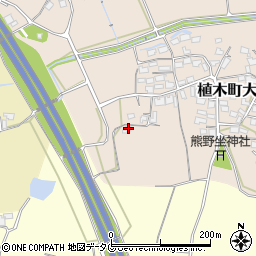 熊本県熊本市北区植木町大井412周辺の地図
