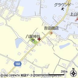 熊本県玉名市岱明町三崎417周辺の地図