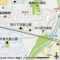 熊本県玉名市繁根木302周辺の地図
