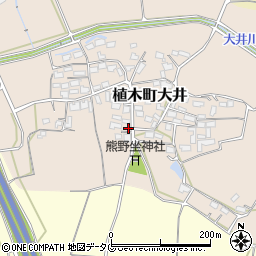 熊本県熊本市北区植木町大井479周辺の地図