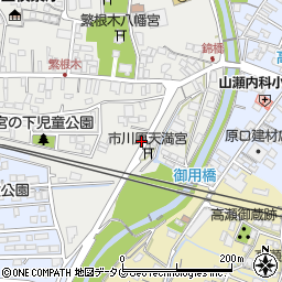 熊本県玉名市繁根木288周辺の地図