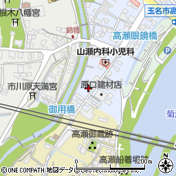 熊本県玉名市高瀬617周辺の地図