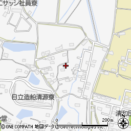 熊本県玉名郡長洲町清源寺2117周辺の地図