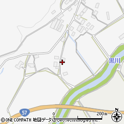熊本県阿蘇市的石320周辺の地図