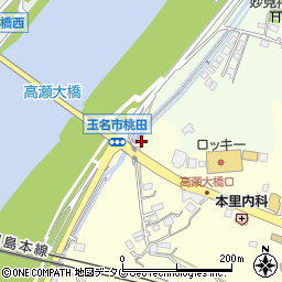 熊本県玉名市大倉1795周辺の地図