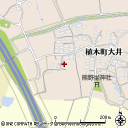 熊本県熊本市北区植木町大井430周辺の地図