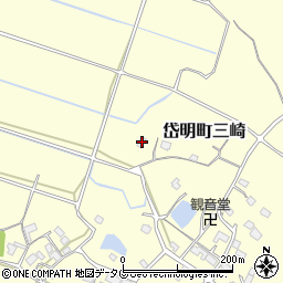 熊本県玉名市岱明町三崎606周辺の地図