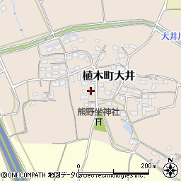 熊本県熊本市北区植木町大井478周辺の地図