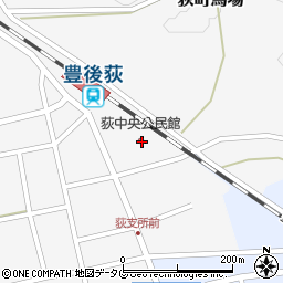 荻中央公民館周辺の地図