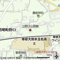 上野口公民館周辺の地図