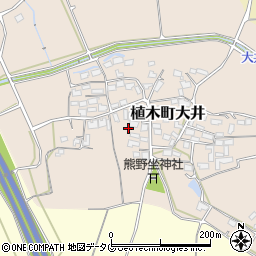 熊本県熊本市北区植木町大井475周辺の地図