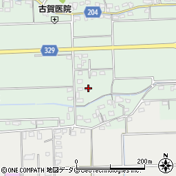 熊本県菊池市泗水町吉富1450周辺の地図