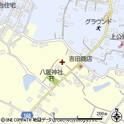 熊本県玉名市岱明町三崎421周辺の地図