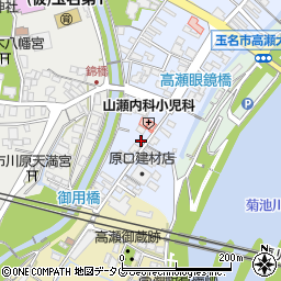 熊本県玉名市高瀬632-1周辺の地図