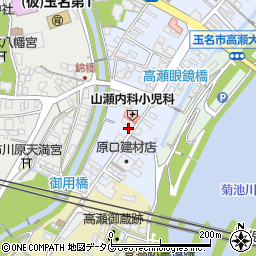 熊本県玉名市高瀬632-2周辺の地図