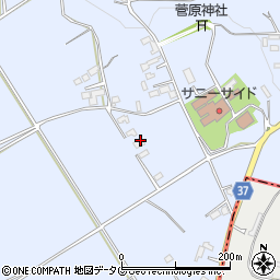 熊本県菊池市泗水町南田島1641-2周辺の地図