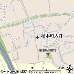 熊本県熊本市北区植木町大井469周辺の地図