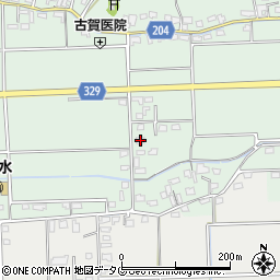 熊本県菊池市泗水町吉富1571周辺の地図