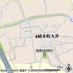 熊本県熊本市北区植木町大井468周辺の地図