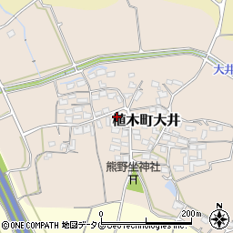 熊本県熊本市北区植木町大井476周辺の地図