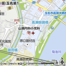 熊本県玉名市高瀬561周辺の地図